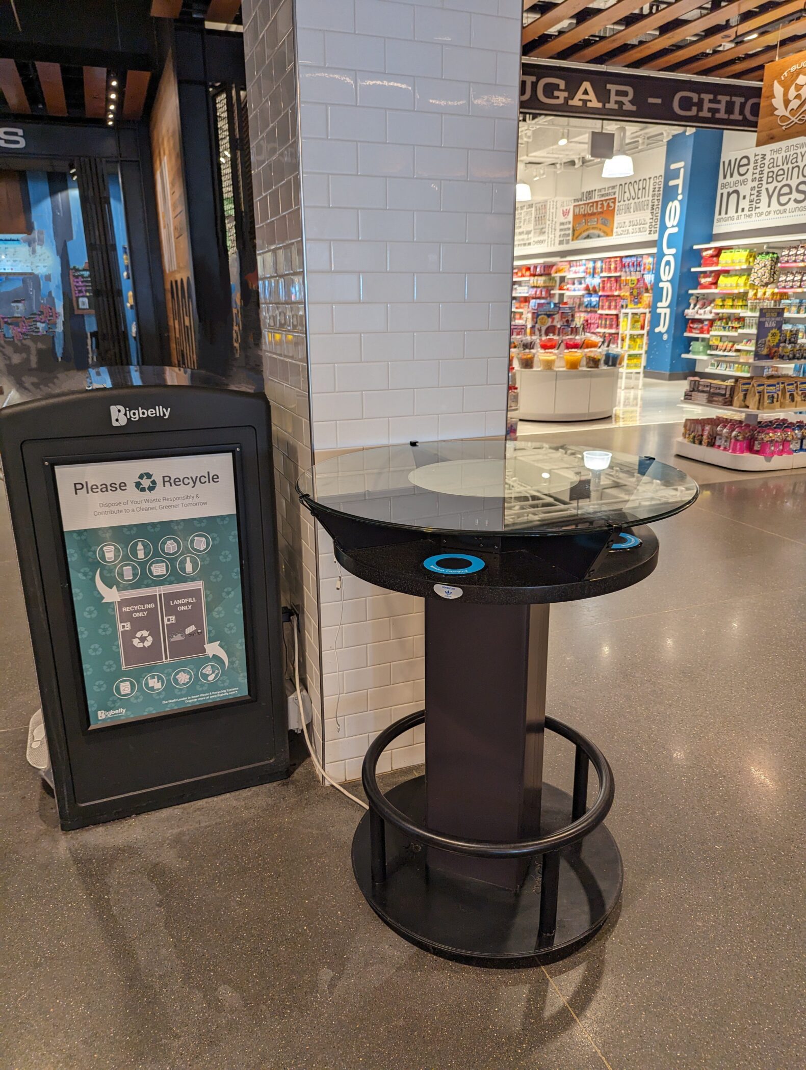 Charging Station Inside Navy Pier